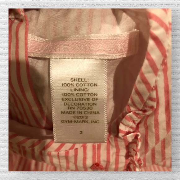 Janie & Jack CUPCAKE EMBROIDERED STRIPE TOP - Picture 3 of 6